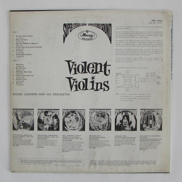 Michel Legrand And His Orchestra - Violent Violins