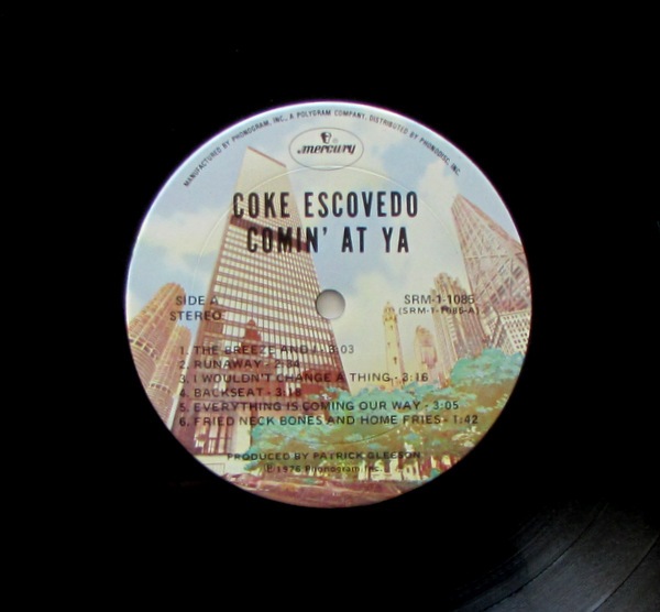 Coke Escovedo – Comin�� At Ya !