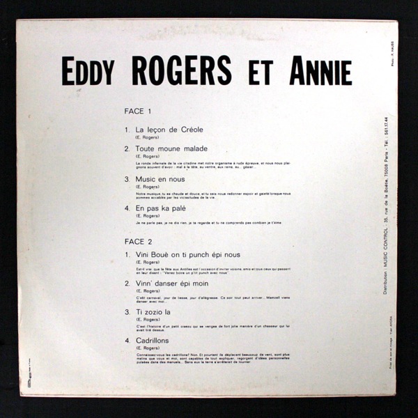 Eddy Rogers Et Annie - La Lecon Creole