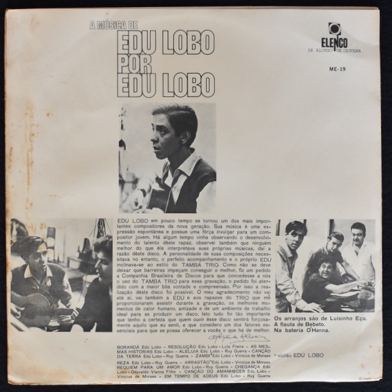 Edu Lobo Com A Participacao Do Tamba Trio - A Musica De Edu Lobo Por Edu Lobo