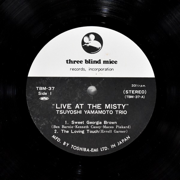 Tsuyoshi Yamamoto Trio - Live At The Misty  [LP]