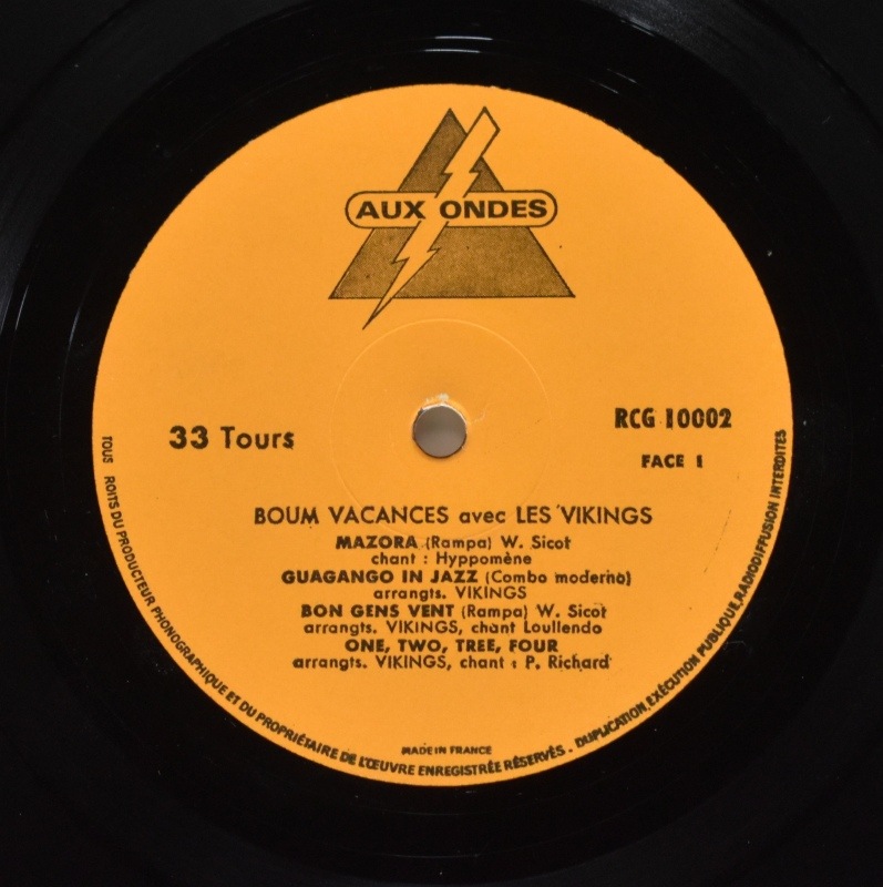 Les Vikings - Boum Vacances  [LP]