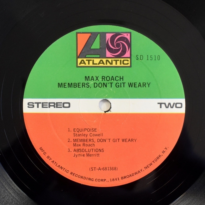 Max Roach - Members, Don't Git Weary    [LP]