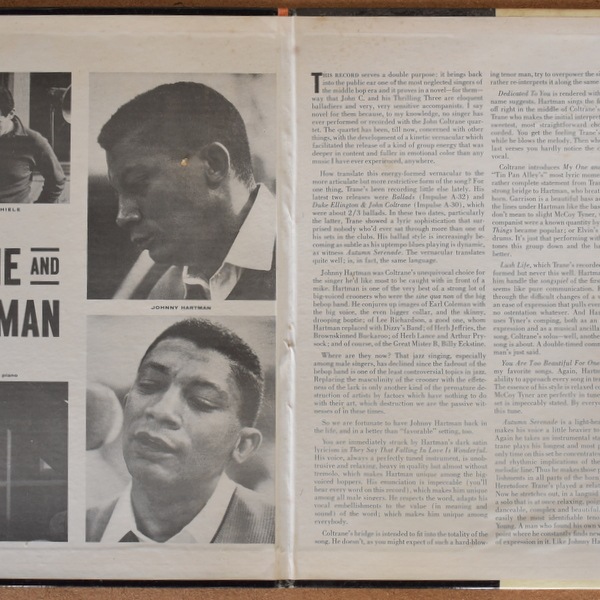 John Coltrane And Johnny Hartman - John Coltrane And Johnny Hartman  [LP]