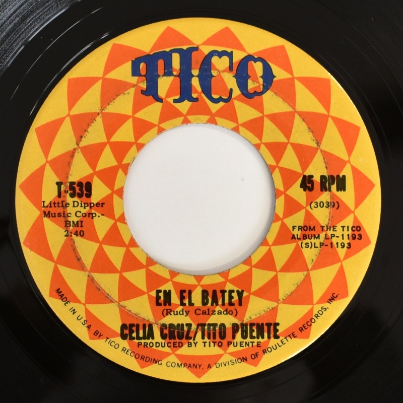 Celia Cruz & Tito Puente - En El Batey / Aquarius (Let The Sun Shine In)  [7inch] �쥢����ƥ󡡥�����