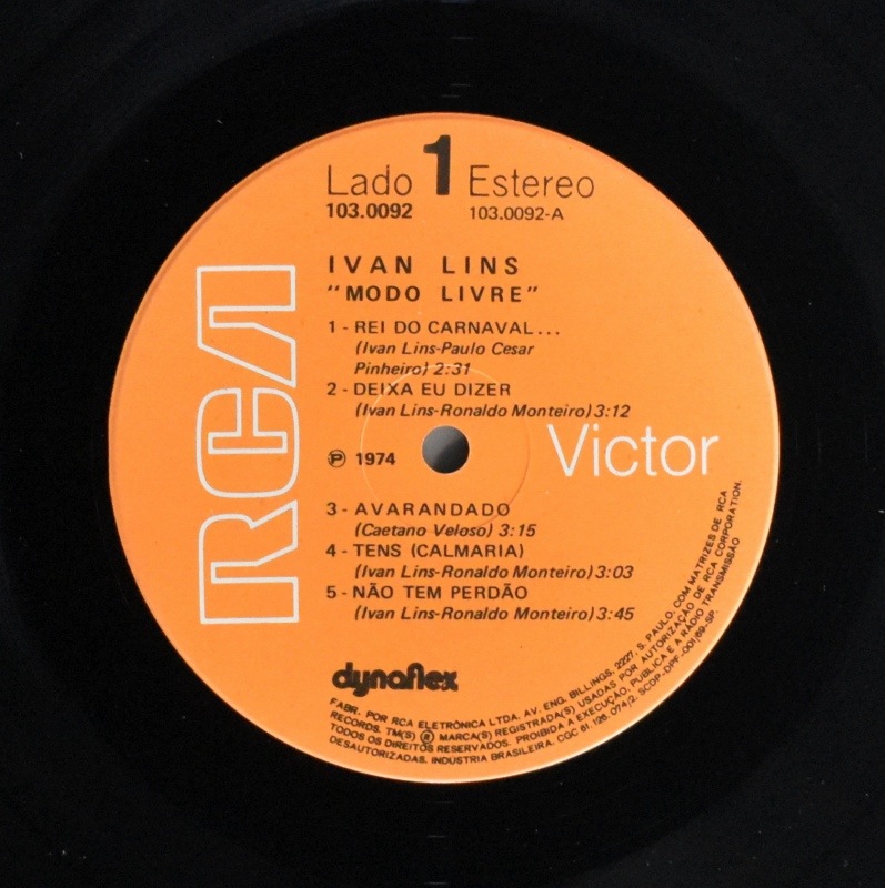 Ivan Lins - Modo Livre [LP] オリジナル盤 美品｜JAZZ,JAZZ