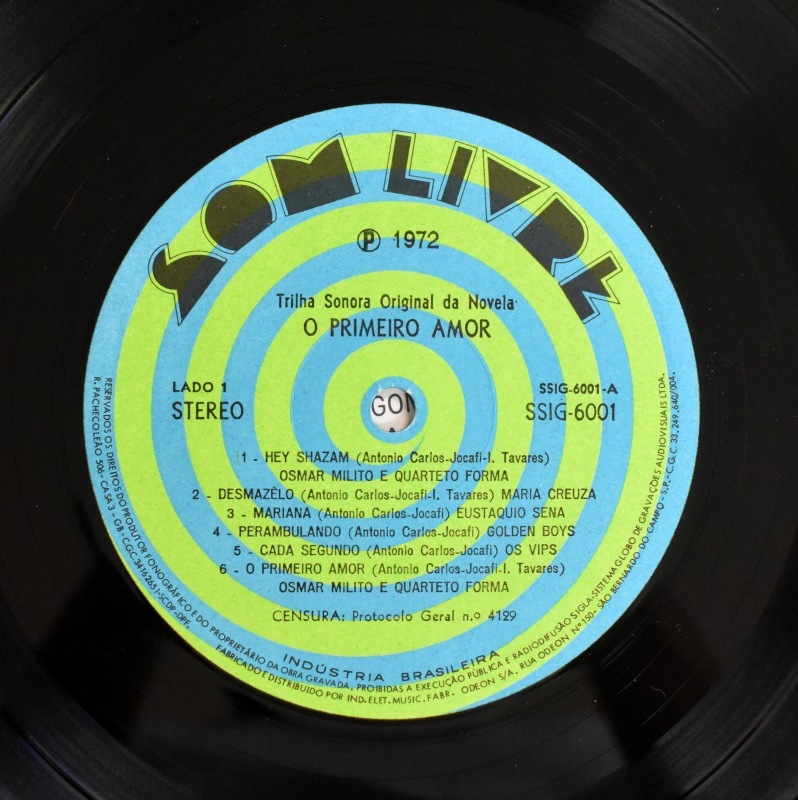Various - O Primeiro Amor (Trilha Sonora Original Da Novela)     [LP] ����