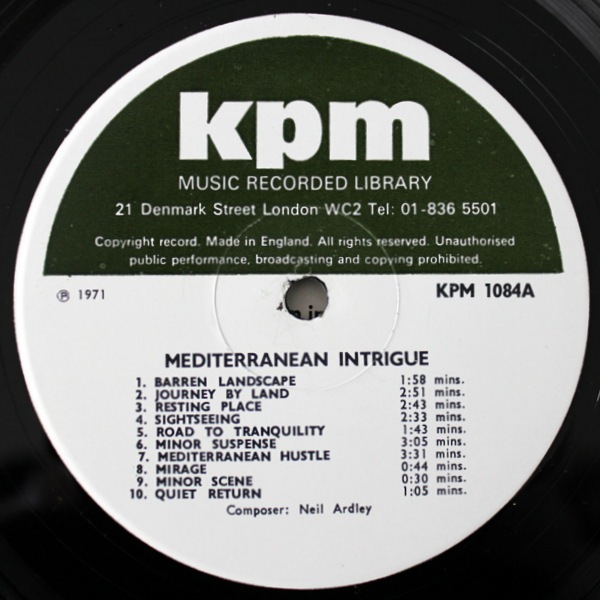 Neal Ardley / John Leach - Mediterranean Intrique / Martenot