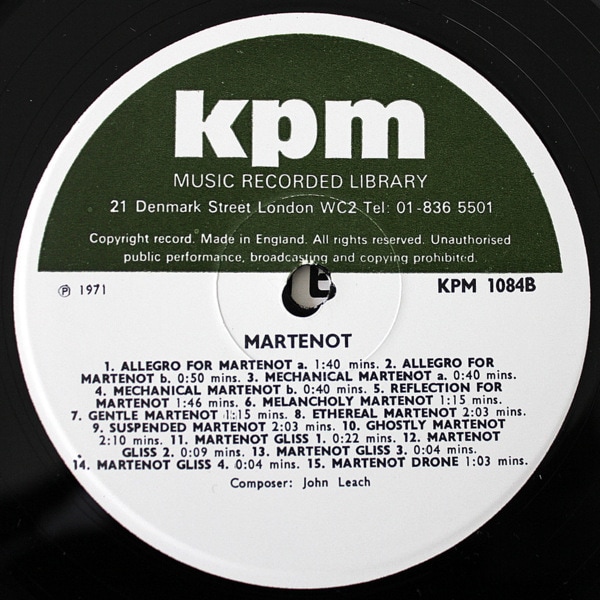 Neal Ardley / John Leach - Mediterranean Intrique / Martenot