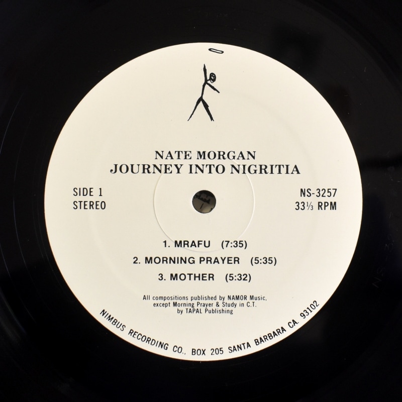 Nate Morgan - Journey Into Nigritia [LP]｜JAZZ,Modal｜Paddy Field