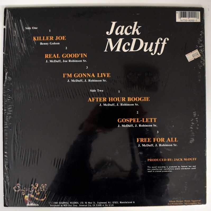 Jack McDuff - Live It Up      [LP]