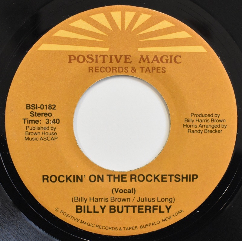 Billy Butterfly And The Butterfly Dream - Rockin' On The Rocket Ship  [7inch]
