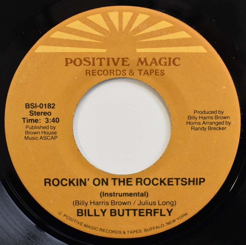 Billy Butterfly And The Butterfly Dream - Rockin' On The Rocket Ship  [7inch]