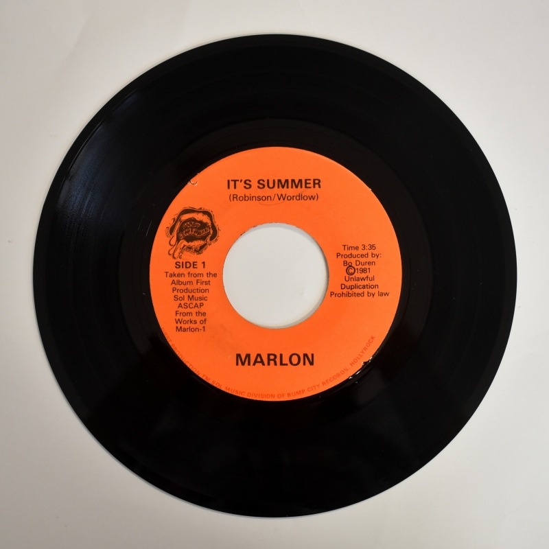 Marlon - It's Summer / Cruisin    [7inch]