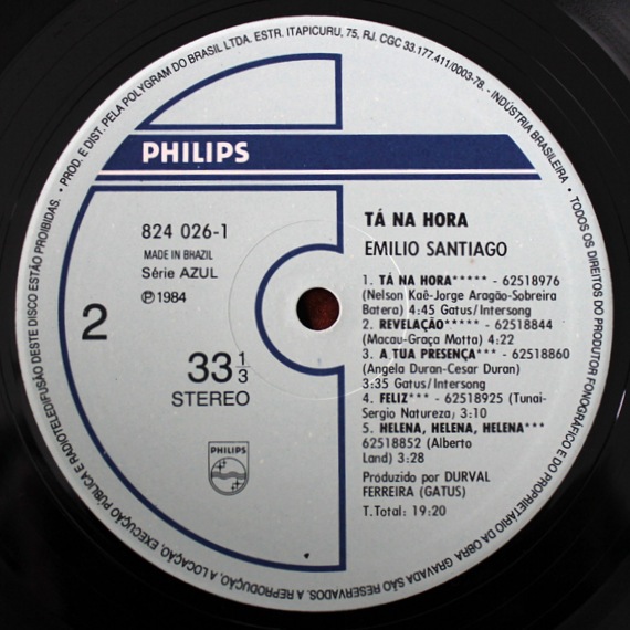 Emilio Santiago - Ta Na Hora