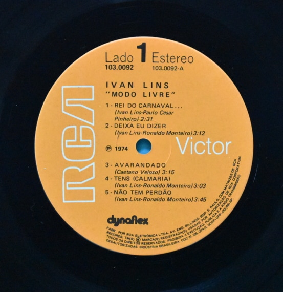 Ivan Lins - Modo Livre｜BRAZIL,MPB｜Paddy Field Records｜中古