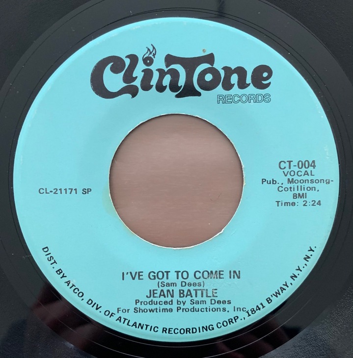 Jean Battle - Unsatisfied Woman / I've Got To Come In