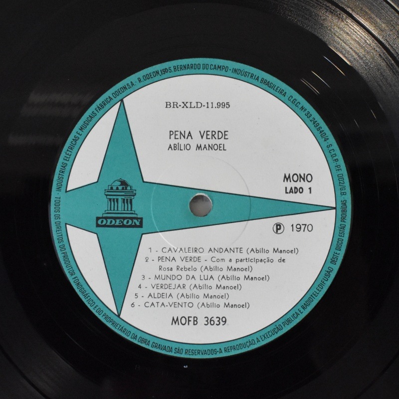 Abilio Manoel - Pena Verde   [LP]