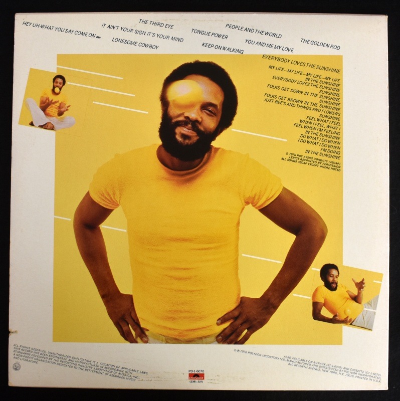 アナログLP Roy Ayers Ubiquity Roy Ayers Ubiquity - Vibrations - 1976 Polydor, VG+/VG+ w/Shrink