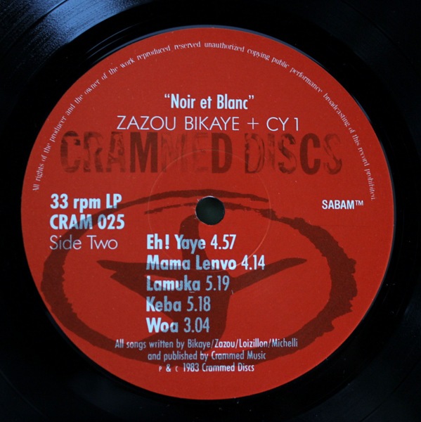 Zazou / Bikaye / Cy 1 - Noir Et Blanc  [LP]