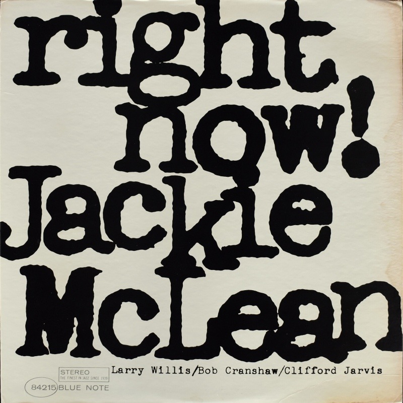 Jackie McLean - Right Now   [LP] US ���ƥ쥪�����ꥸ�ʥ�
