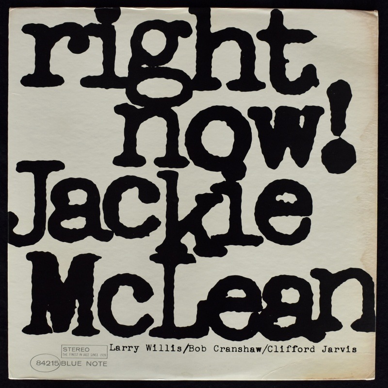 Jackie McLean - Right Now   [LP] US ���ƥ쥪�����ꥸ�ʥ�