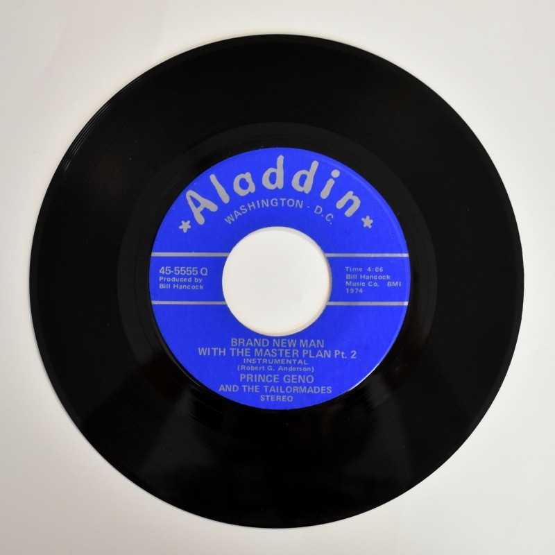 Prince Geno And The Tailormades - Brand New Man With The Master Plan Pt.1 / ST Pt.2    [7inch]