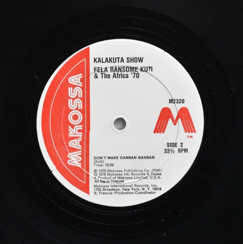 Fela & Africa 70 - Kalakuta Show  [LP]