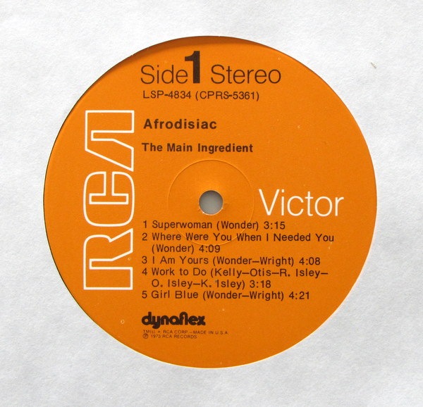 Main Ingredient (The) - Afrodisiac｜全てのカテゴリー｜Paddy