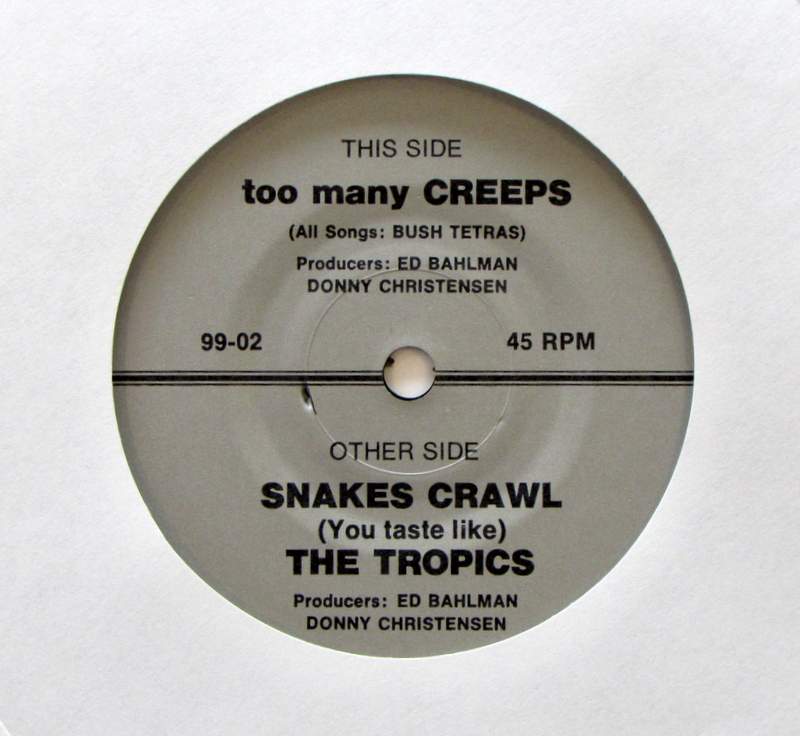 Bush Tetras - Too Many Creeps