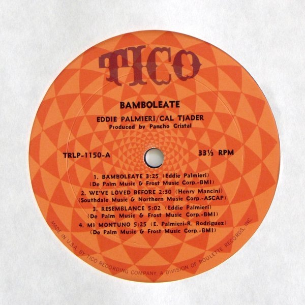 Eddie Palmieri Cal T'jader - Bamboleate