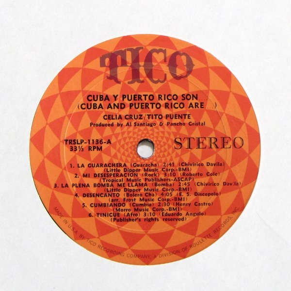 Celia Cruz / Tito Puente - Cuba Y Puerto Rico Son
