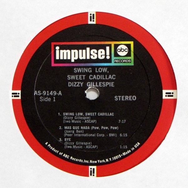 Dizzy Gillespie - Swing Low, Sweet Cadillac