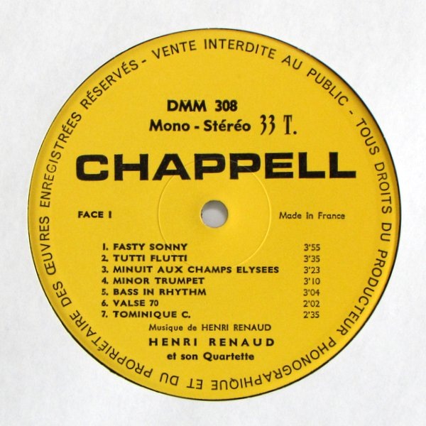 Henri Renaud Et Son Quartette - Dance And Mood Music Vol.8