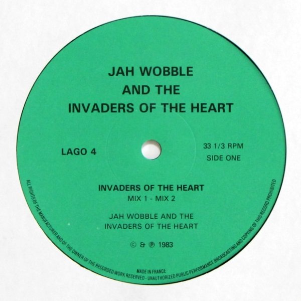 Jah Wobble And The Invaders Of The Heart - Invaders Of The Heart