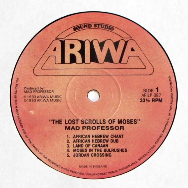 Mad Professor - The Lost Scrolls Of Moses