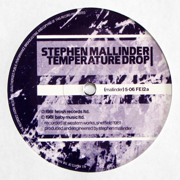 Stephen Mallinder - Temperature Drop / Cool Down