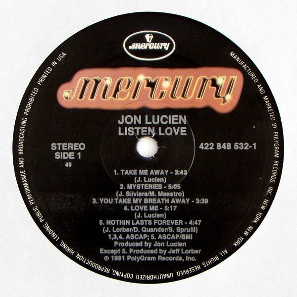 Jon Lucien - Listen Love