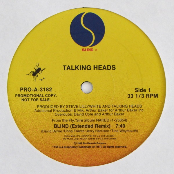 Talking Heads ‎– Blind (Extended Remix)｜NEW WAVE｜Paddy Field