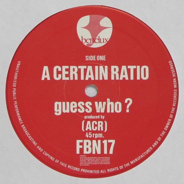 A Certain Ratio - Guess Who?