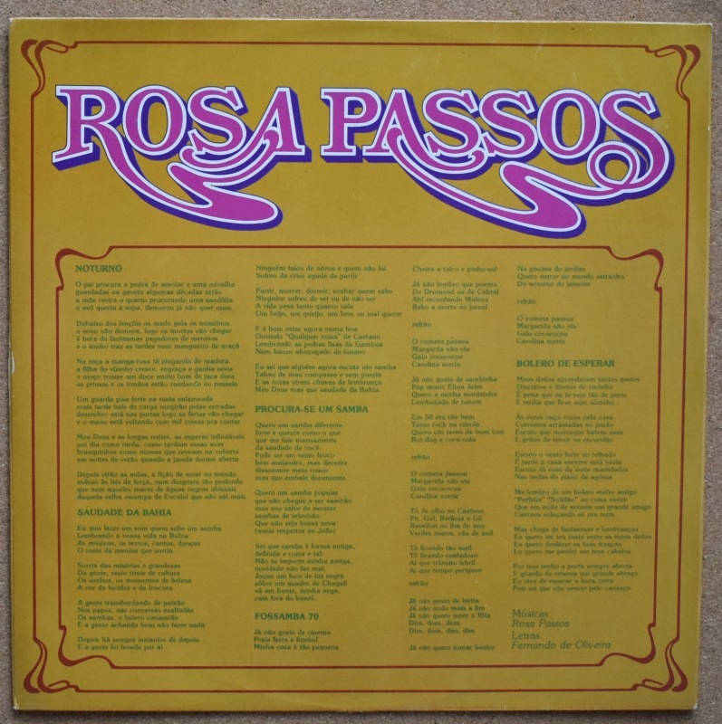 Rosa Passos - Recriacao  [LP]
