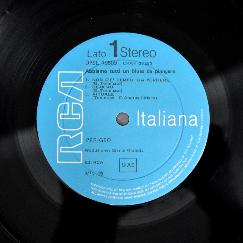 Perigeo - Abbiamo Tutti Un Blues Da Piangere  [LP]