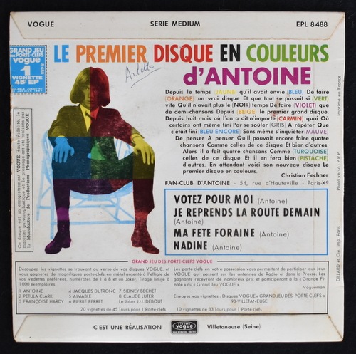 Antoine - Votez Pour Moi������