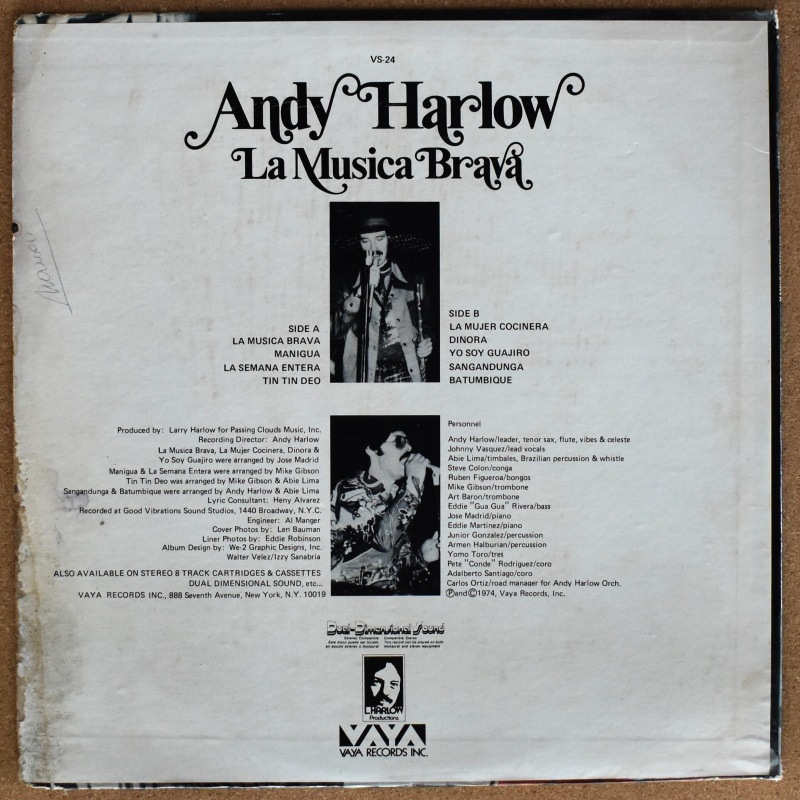 Andy Harlow - La Musica Brava  [LP]