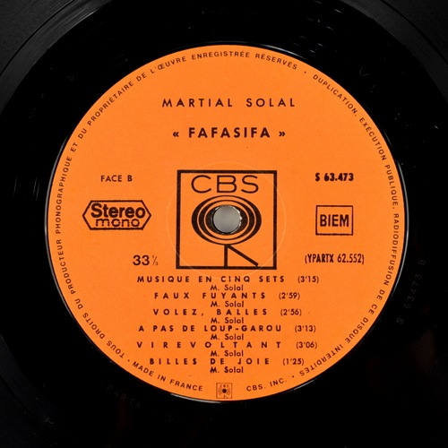 Martial Solal - Fafasifa