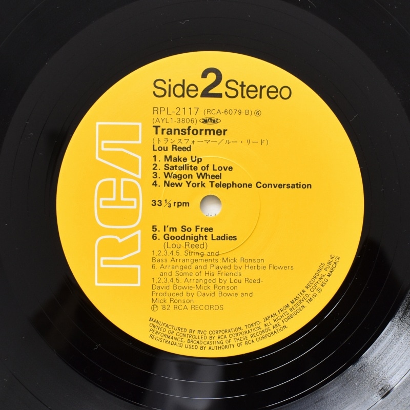 Lou Reed - Transformer  [LP]