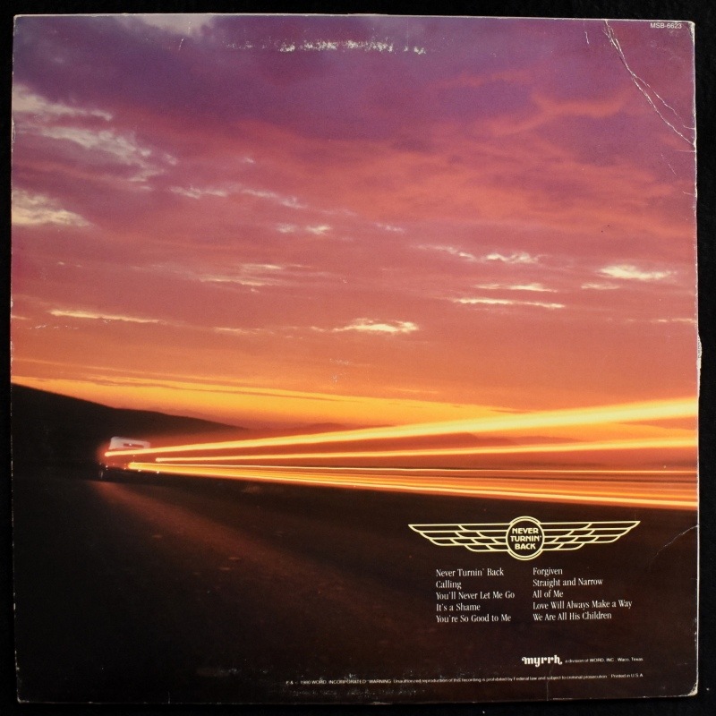 Bruce Hibbard - Never Turnin' Back    [LP]