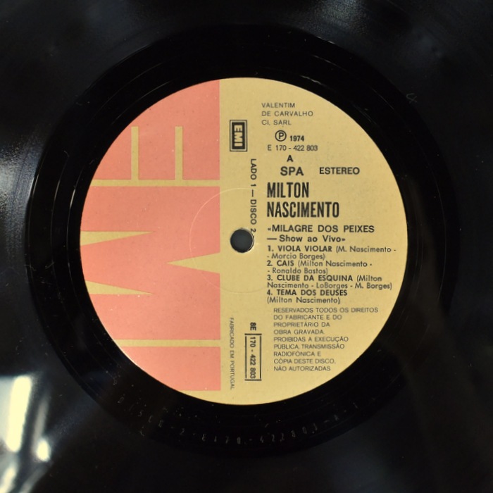 Milton Nascimento & Som Imaginario - Milagre Dos Peixes