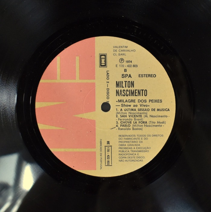 Milton Nascimento & Som Imaginario - Milagre Dos Peixes (Gravado