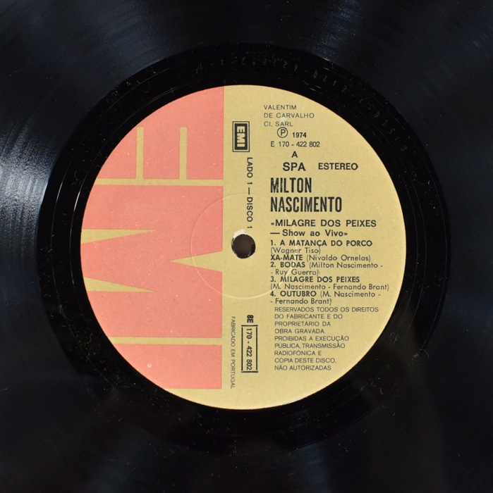Milton Nascimento & Som Imaginario - Milagre Dos Peixes (Gravado